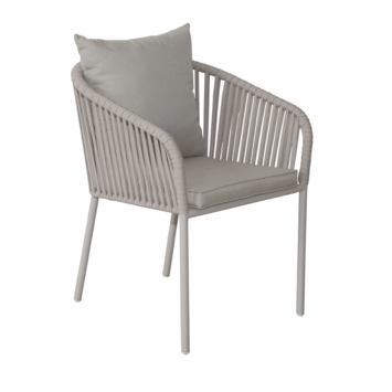 Wakefield tuinstoel Bowie beige metaal kopen? Tuinstoelen | Karwei