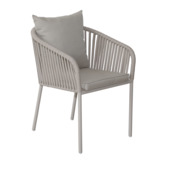 Wakefield tuinstoel Bowie beige metaal