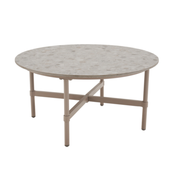 Bijzettafel Laura taupe ø 80 cm kopen? Bijzettafels | Karwei