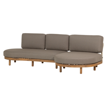 WOOOD Zinto tuin loungeset rechts acaciahout zand kopen? Loungesets | Karwei