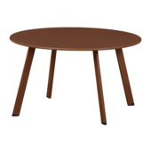 WOOOD Fer tuin bijzettafel ø70 cm metaal roestbruin