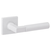 Karwei deurkruk set Stefano vierkant rozet wit aluminium