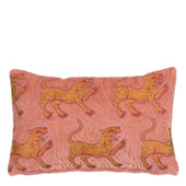 Kussen tijger dessin roze 55x35x10 cm