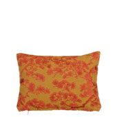 Kussen Chinese takken dessin okerbruin 35x25x10 cm