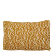 Kussen zebra print klein motief caramelbruin 55x35x10cm