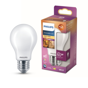 Philips LED peer E27 60W mat warmglow dimbaar kopen? LED lampen | Karwei
