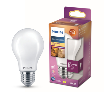 Philips LED peer E27 100W mat warmglow dimbaar kopen? LED lampen | Karwei