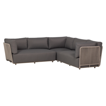 WOOOD Sora tuin loungeset metaal/touw bruin kopen? Loungesets | Karwei