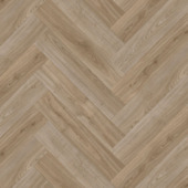 Vinyl vloer Novara visgraat bruin eiken houtlook - per cm