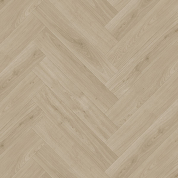 Vinyl vloer Novara visgraat beige eiken houtlook - per cm