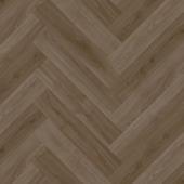Vinyl vloer Novara visgraat donkerbruin eiken houtlook - per cm