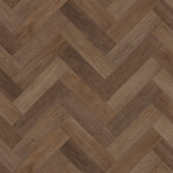 Vinyl vloer Toulouse visgraat bruin houtlook - per cm