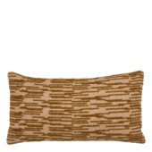 Kussen graphic dessin oker creme 55x35x10 cm