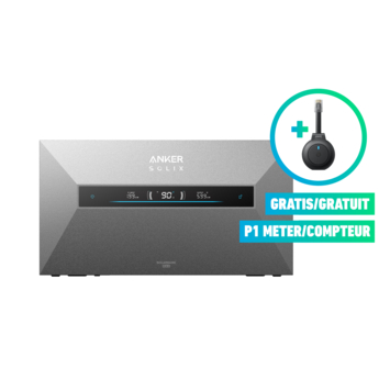 Anker thuisbatterij SOLIX Solarbank Max AC Plug & Play 7 kWh + gratis P1 energiemeter kopen? Thuisbatterijen | Karwei