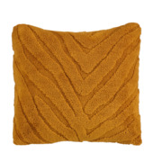 Kussen zebra motief okerbruin 45x45x10 cm