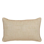 Lendekussen beige met randje 55x35x10 cm