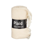 Plaid beige 180x130 cm