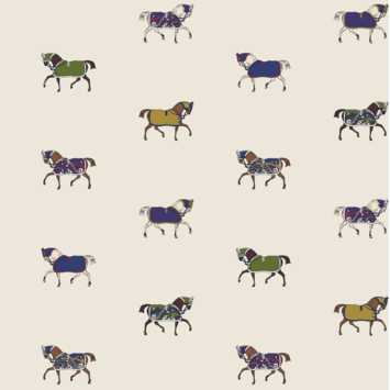 Vliesbehang Joules Paarden Multicolor (dessin 128905) kopen? Vliesbehang | Karwei