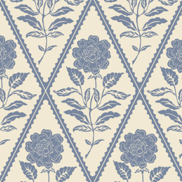 Vliesbehang Joules Juliette Floral Crème/Blauw (dessin 128908) kopen? Vliesbehang | Karwei