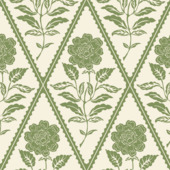 Vliesbehang Joules Juliette Floral Crème/Groen (dessin 128911)