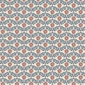 Vliesbehang Joules Stately Floral Crème/Blauw (dessin 128956)