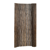 Schutting bamboe hout zwart 180 x 180 cm