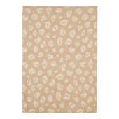 Plaid jaguar print beige 180x130 cm