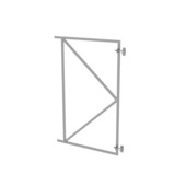 Poortframe verzinkt staal 155 x 100 cm