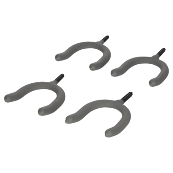 Haakset grijs 4 stuks kopen? Haken & ogen | Karwei