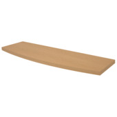 Duraline wandplank gebogen XS2 naturel eiken 60x23,5 cm 18 mm