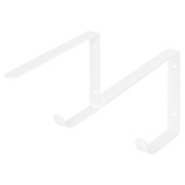 Duraline plankdrager haak wit 22x14,5 cm 2 stuks