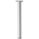 Duraline meubelpoot rond zilvergrijs Ø30 mm 30 cm