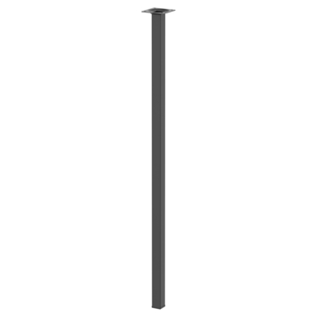Duraline tafelpoot vierkant zwart 2,5x2,5x75 cm kopen? Tafelpoten | Karwei