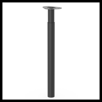 Duraline Tafelpoot Tess verstelbaar zwart 70-110 cm kopen? Tafelpoten | Karwei