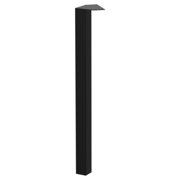 Duraline tafelpoot vierkant zwart 5x5x72 cm kopen? Tafelpoten | Karwei