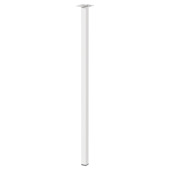 Duraline tafelpoot vierkant nikkel geborsteld 2,5x2,5x75 cm