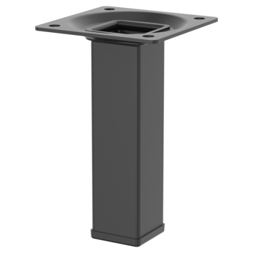 Duraline meubelpoot vierkant zwart 2,5x2,5x10 cm kopen? Meubelpoten | Karwei