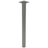 Duraline meubelpoot rond zilvergrijs Ø30 mm 40 cm