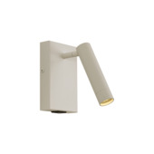 Qazqa wandlamp Croft G9 LED lichtbron beige staal verstelbaar met USB-C