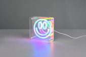 Neon LED Tafellamp RGB Smiley 4W