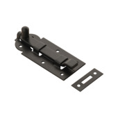 Waelbers rolschuif met bocht 100 mm zwart