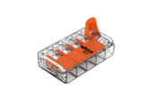 Wago 221 steekklem met hendel 5-voudig 0,2-4 mm² (10 stuks)