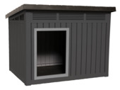 Practo Home hondenhok Jacky zwart 61 x 82 x 64 cm