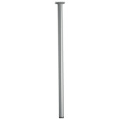 Duraline tafelpoot rond zilvergrijs Ø30 mm 70 cm