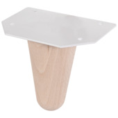 Duraline meubelpoot Danish Leg Ovar 10 cm