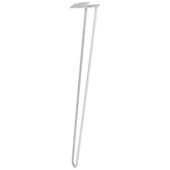 Duraline tafelpoot Hairpin wit 72 cm