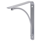 Duraline wandplankdrager 19,5 x 19,5 cm zilver