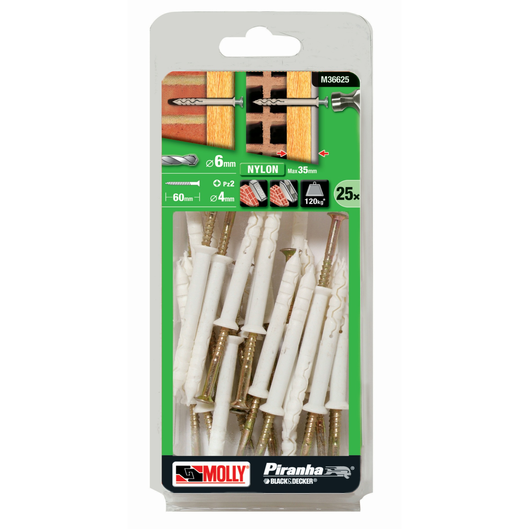 Molly Hamerplug 6X60 molly kopen in de aanbieding