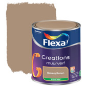 Flexa Creations muurverf extra mat bakery brown 1 liter