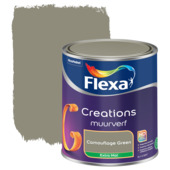 Flexa Creations muurverf extra mat camouflage green 1 liter